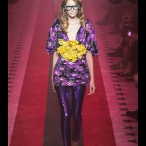 NWT gucci floral short dress